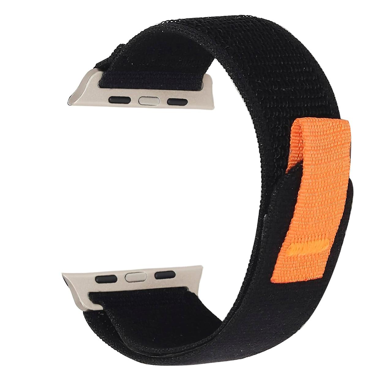 Black trail loop strap 44mm