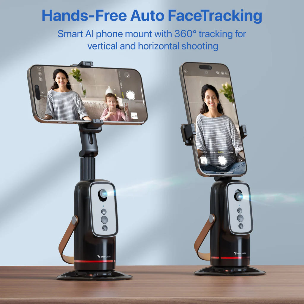 Orbit Flow 360° AI Auto Face Tracking Rotating Gimbal Stand with Gesture Control & Motion Follow