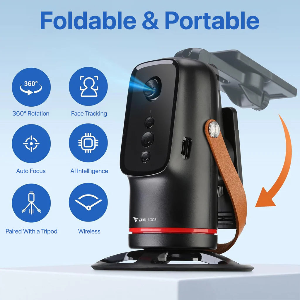 Orbit Flow 360° AI Auto Face Tracking Rotating Gimbal Stand with Gesture Control & Motion Follow