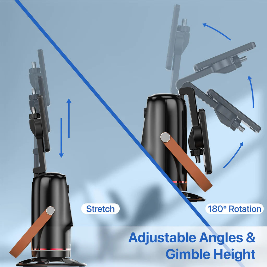 Orbit Flow 360° AI Auto Face Tracking Rotating Gimbal Stand with Gesture Control & Motion Follow