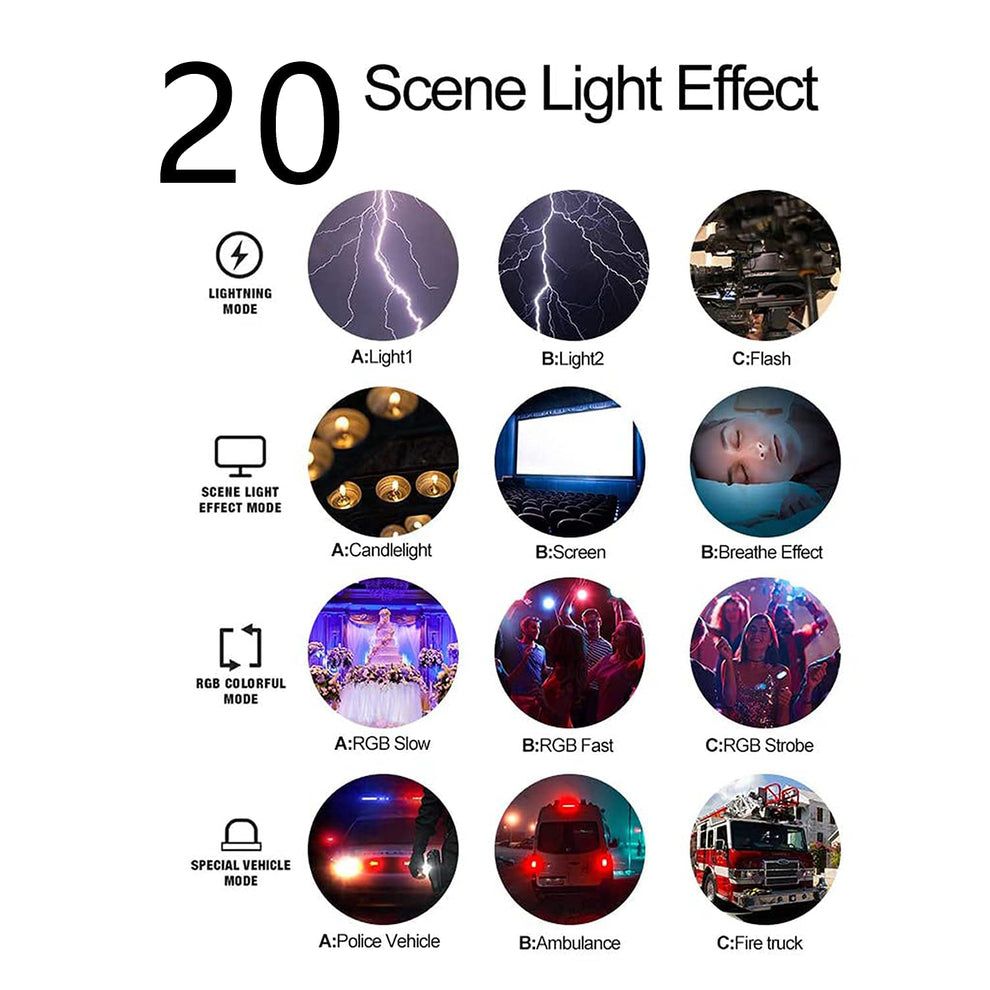 RGB Portable Camera And Mobile Light Dimmable Panel Lamp | Full Color 2700-6500k 6.5W for Smart Phone Photography Video Led Light 1800 mAh for Zoom Calls/Live Stream/Selfies/Makeup/Vlogging