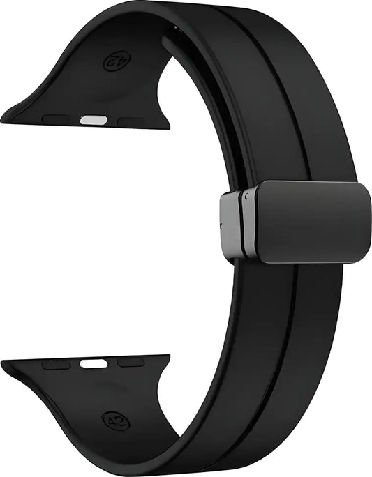 Silicon magnetic Strap black 42MM